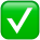 Green checkbox